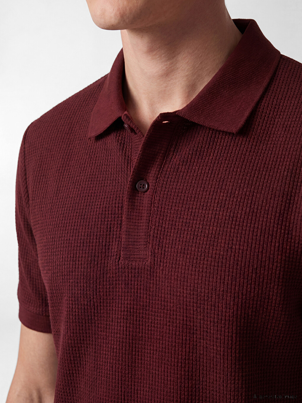 Polo Collar Men's T-Shirt-2