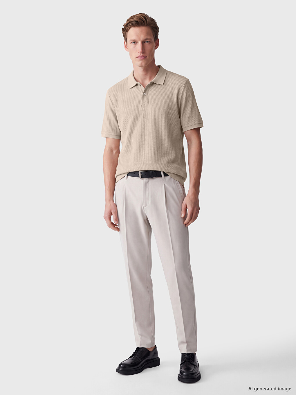 Polo Collar Men's T-shirt-1