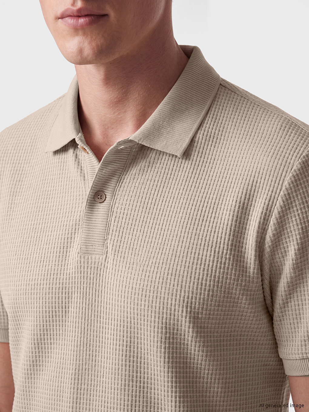 Polo Collar Men's T-shirt-2
