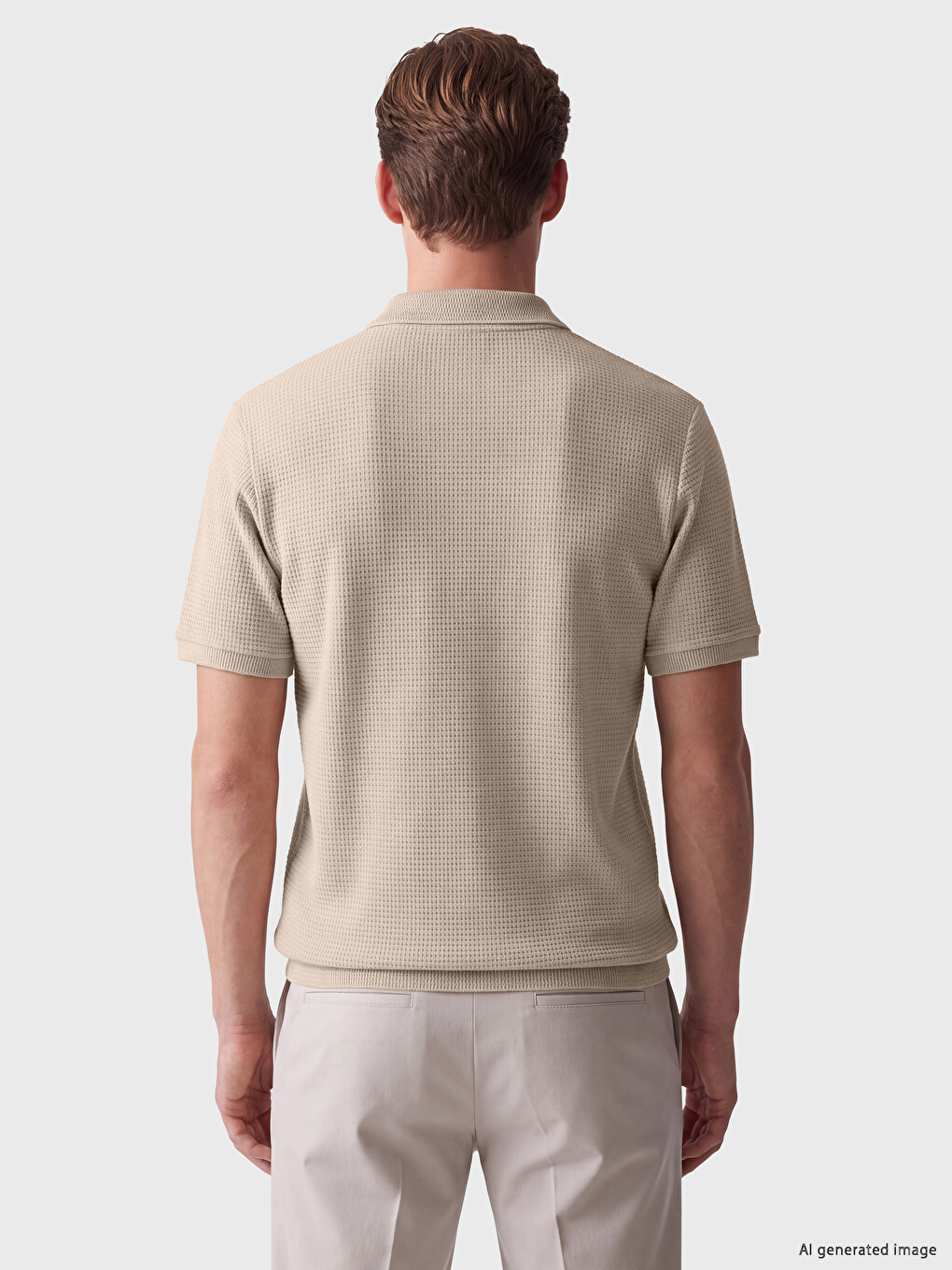 Polo Collar Men's T-shirt-3