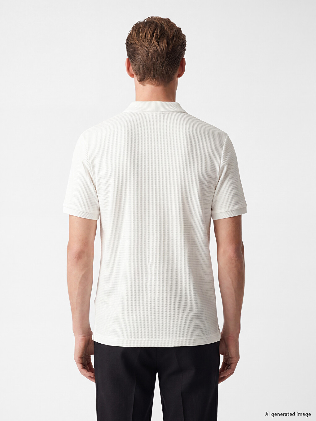 Polo Collar Men's T-Shirt-3