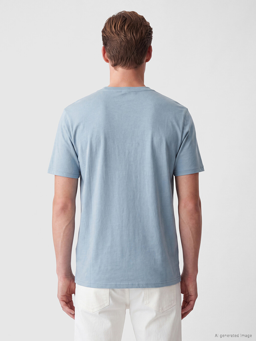 Man Blue T-shirt-3