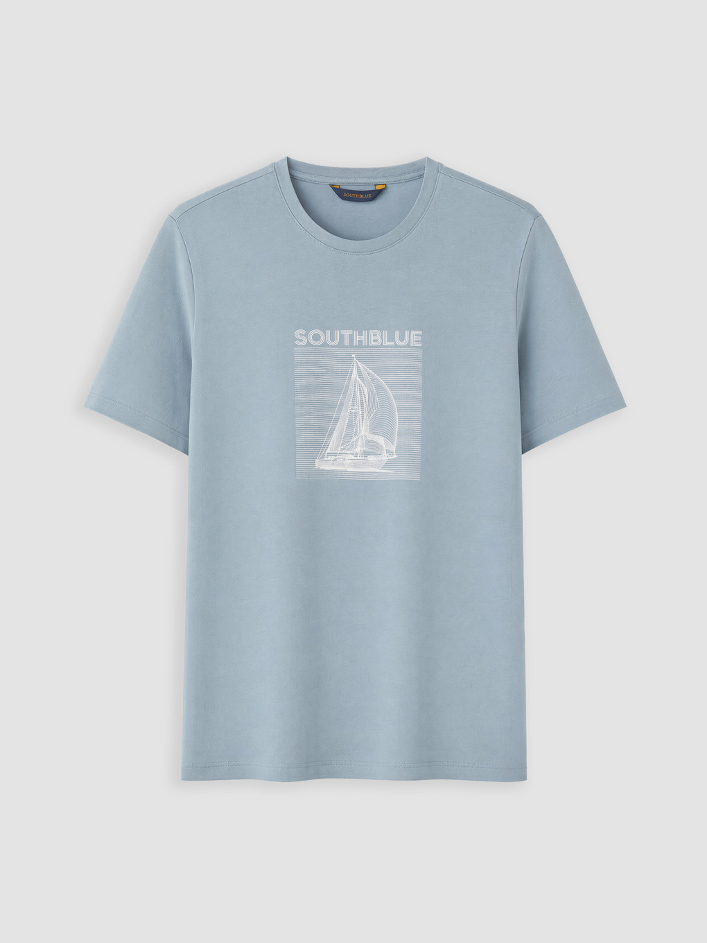 Crew Neck Printed Men's T-shirt-4