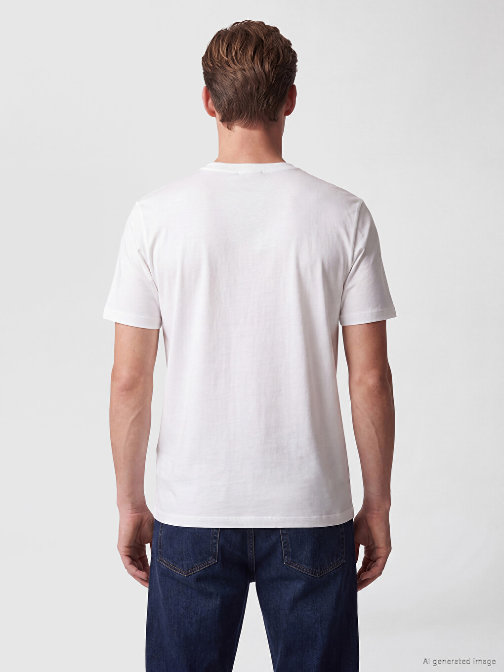 Crew Neck Sailboat Printed Men's T-shirt-3