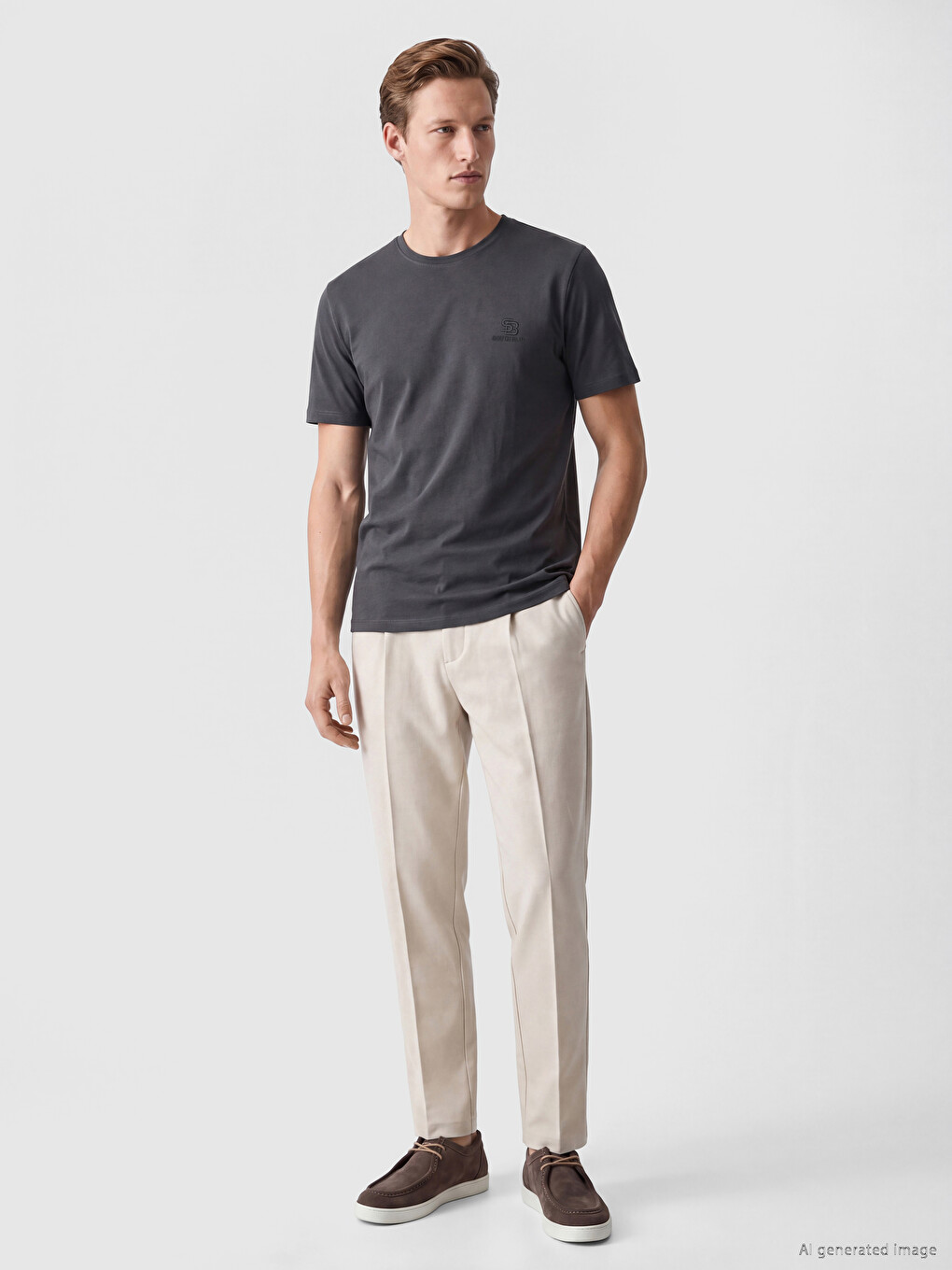Man Anthracite T-shirt-1