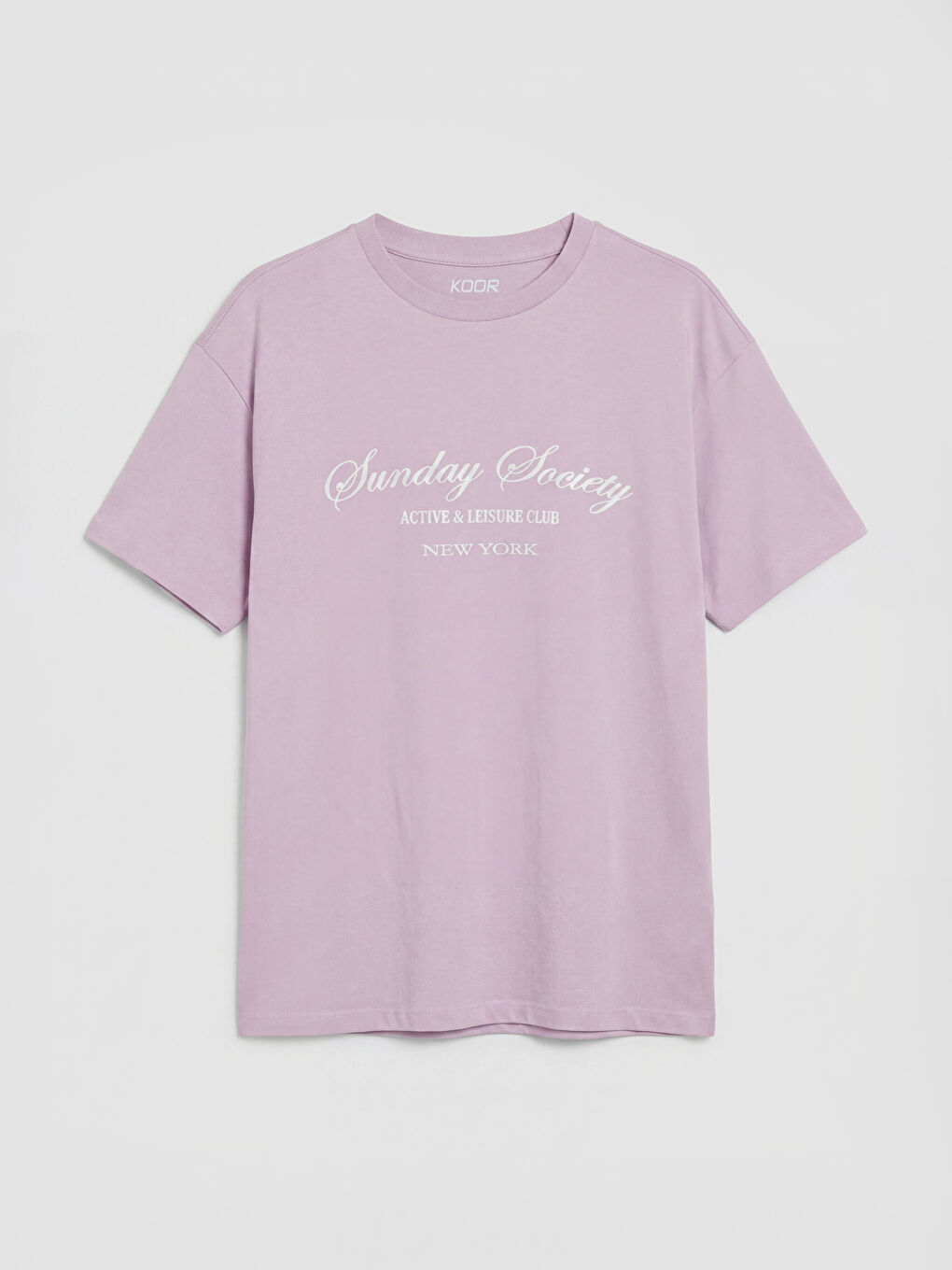 Woman LILAC Sports T-Shirt-1