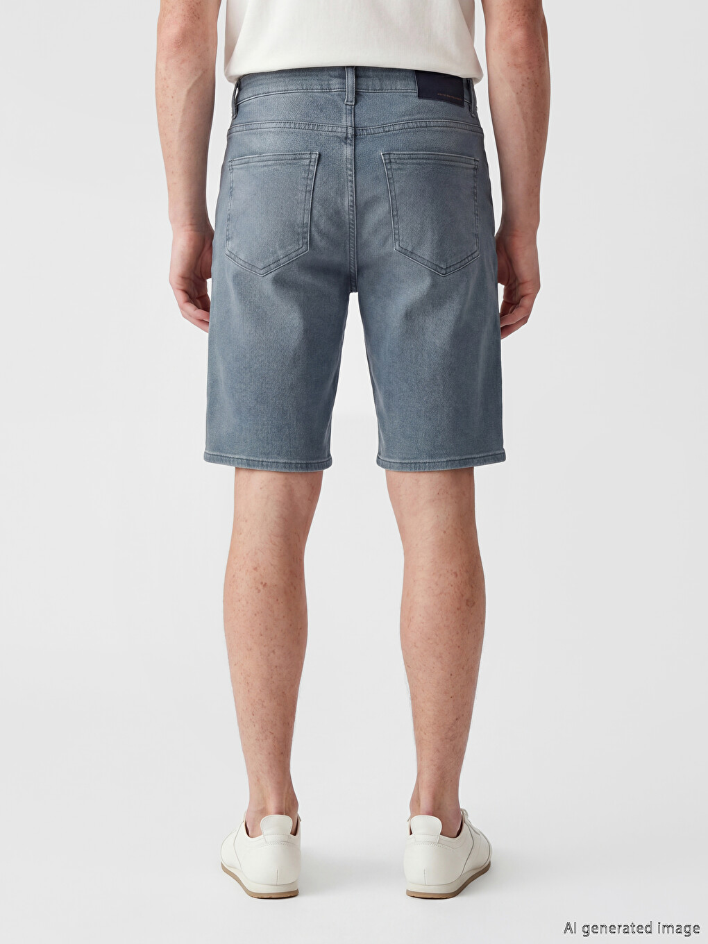 Slim Fit Men's Jean Shorts-3