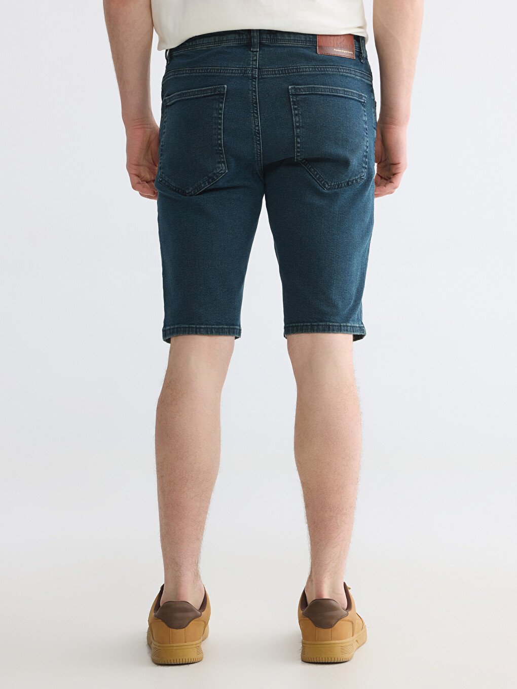 Regular Fit Men's Denim Shorts-3