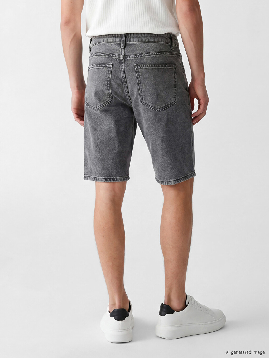 Regular Fit muški teksas šorts-2