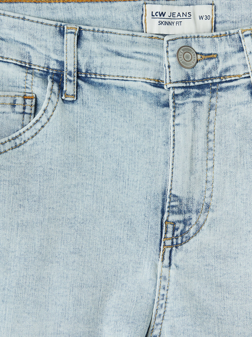 İndigo Regular Fit Erkek Jean Şort-2