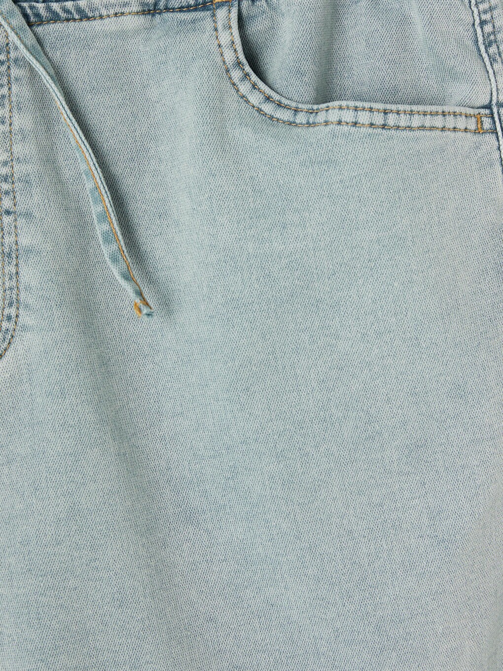 İndigo Regular Fit Erkek Jean Şort-1