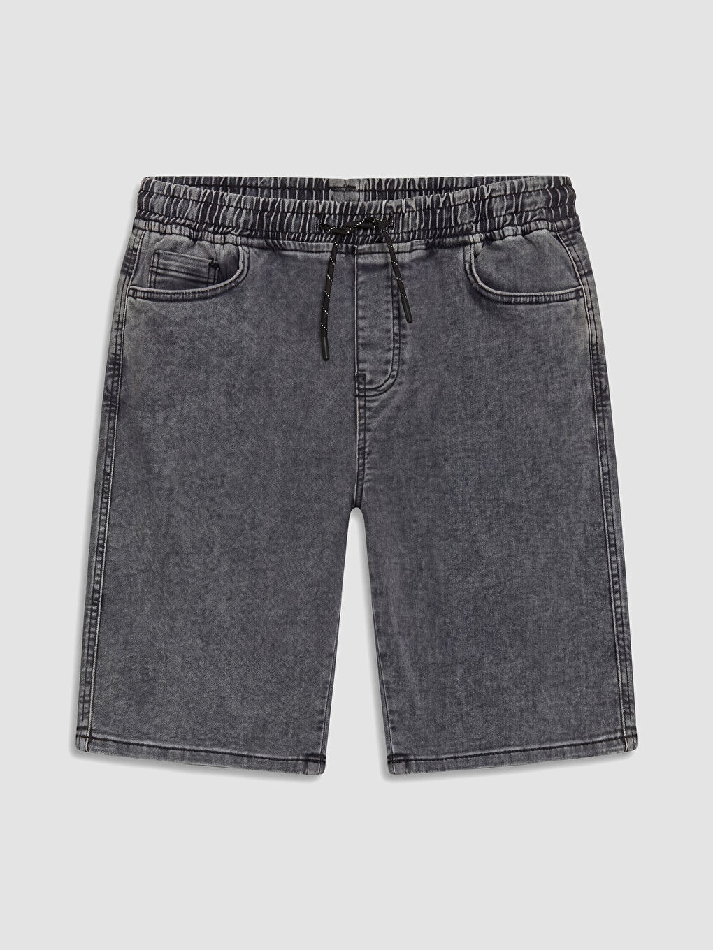 Antrasit Regular Fit Erkek Jean Şort