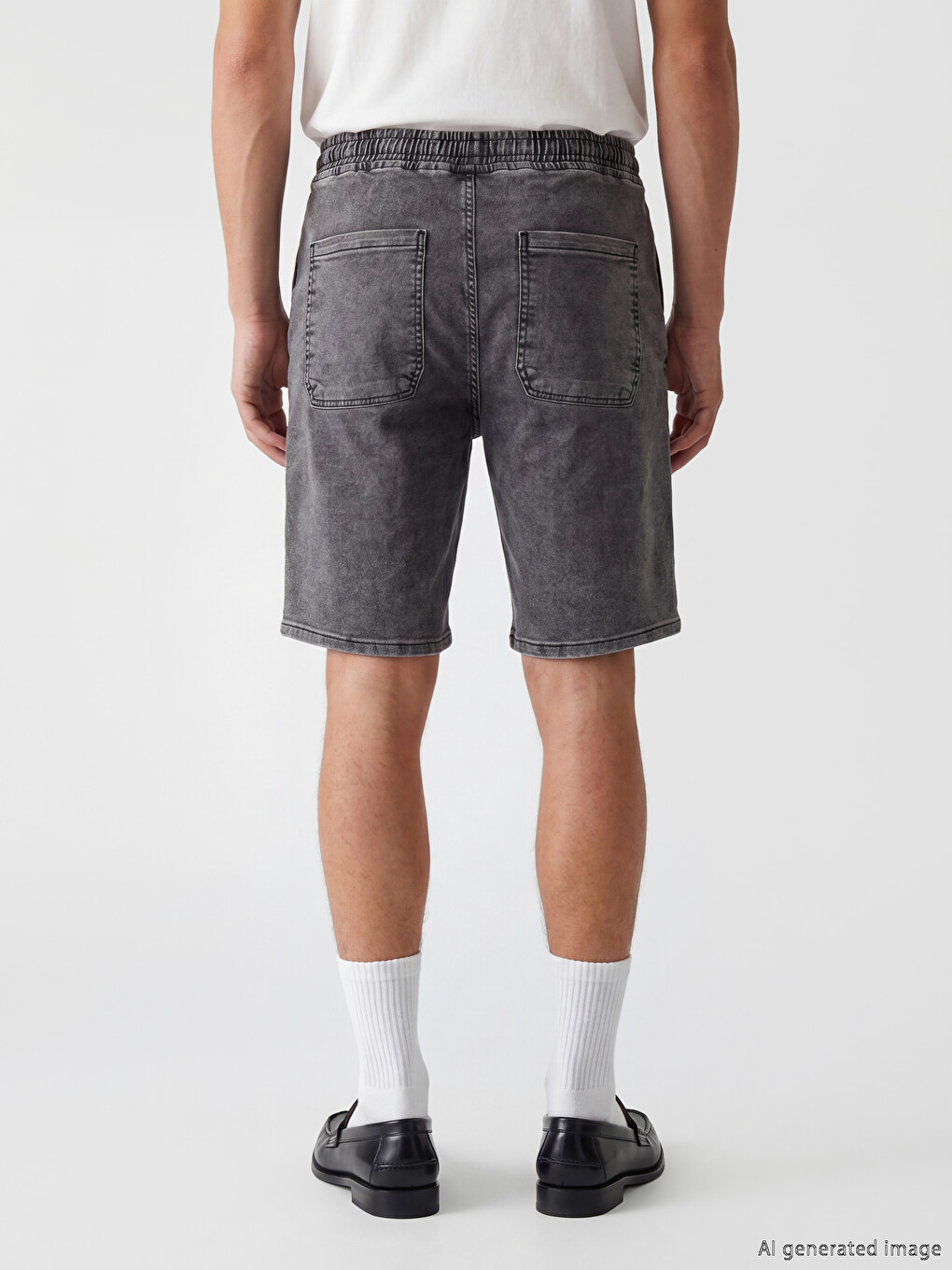 Regular Fit muški teksas šorts-3