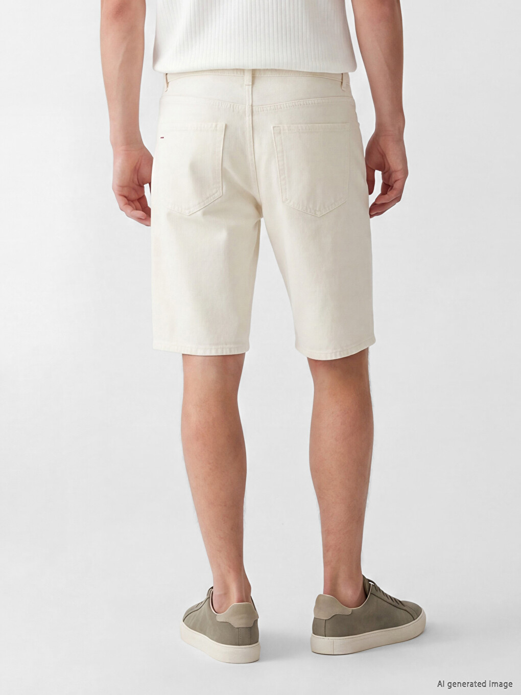 Slim Fit Men's Jean Shorts-2
