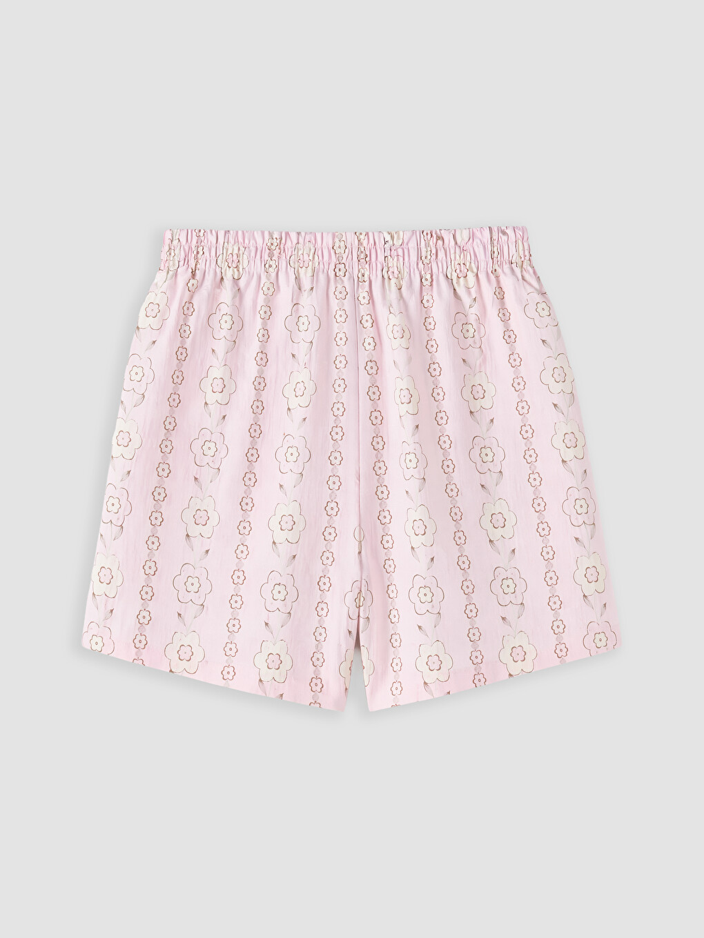 Pembe Çiçekli Kız Bebek Takım-5