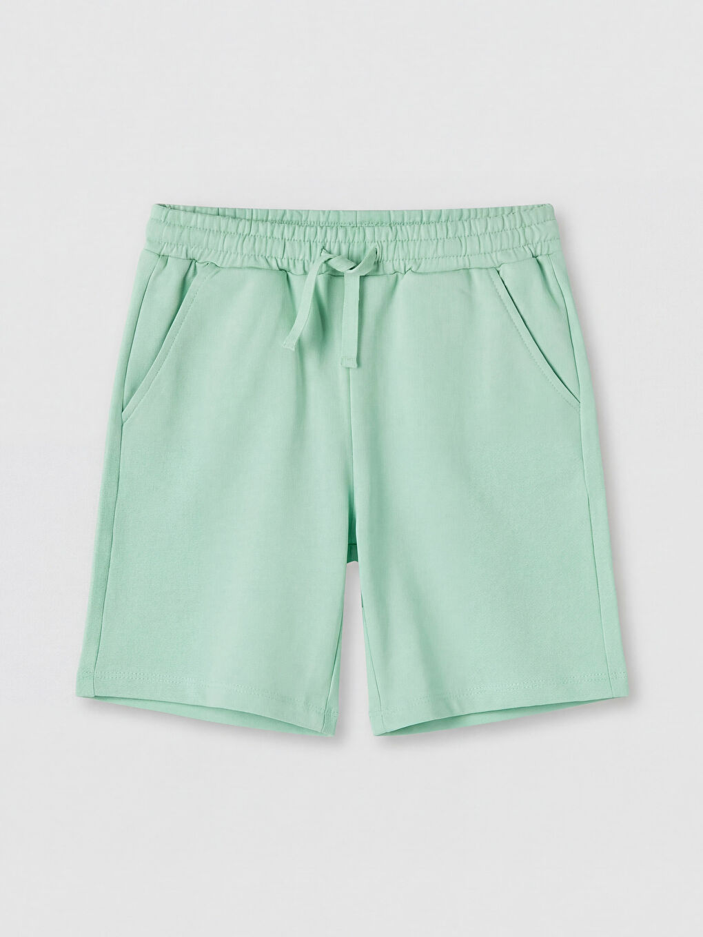 Yeşil Baskılı Erkek Çocuk Şortlu Takım-3