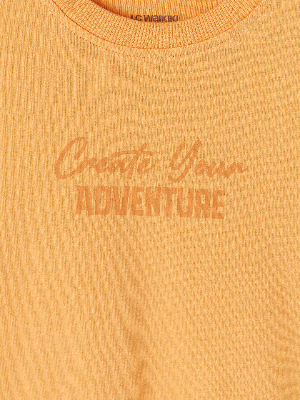 Turuncu Baskılı Erkek Çocuk Şortlu Takım-5