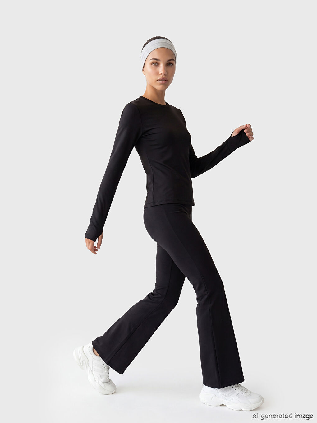 Crew Neck Women's Sport T-Shirt-2