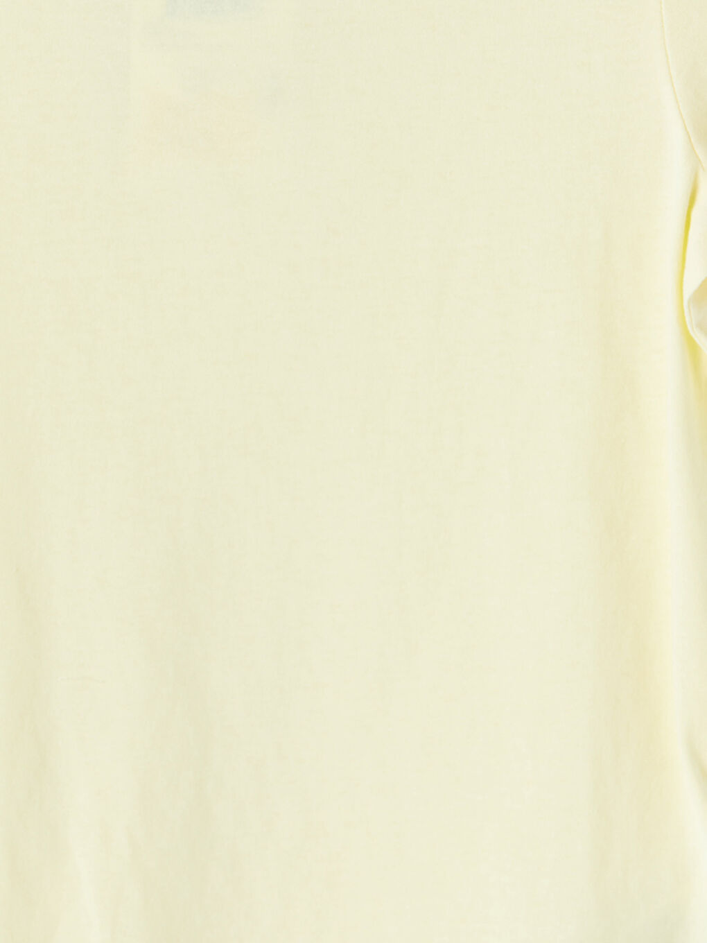 Sarı Bisiklet Yaka Kız Çocuk Tişört-2