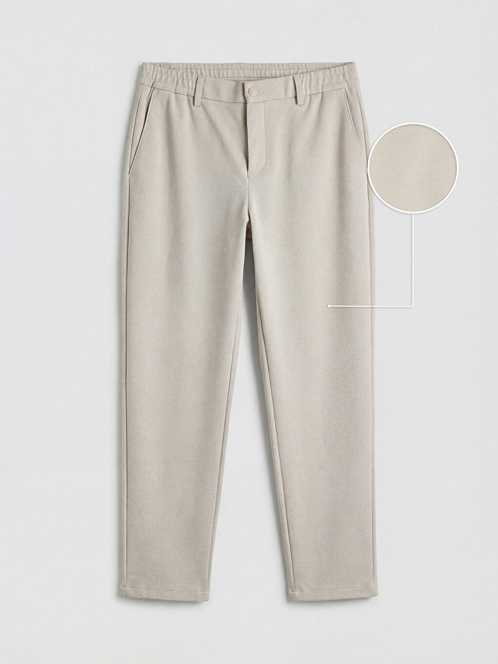 Bej Slim Fit Erkek Pantolon