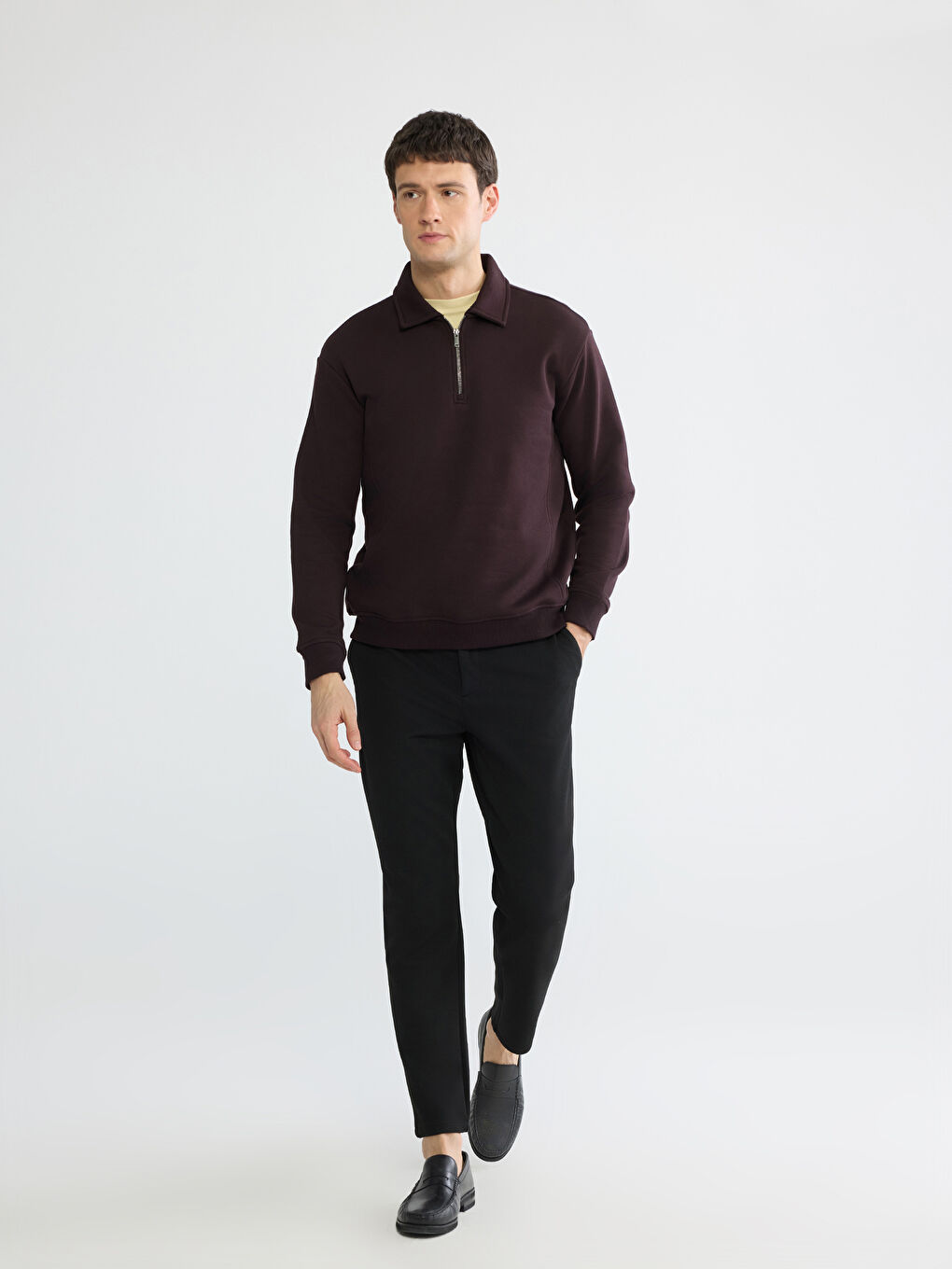 Siyah Slim Fit Erkek Pantolon