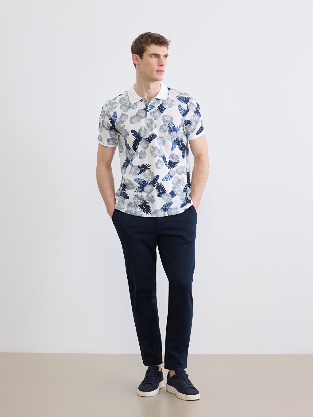 Lacivert Slim Fit Erkek Pantolon