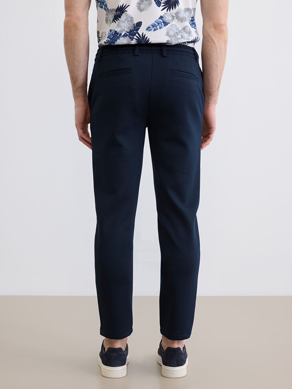 Lacivert Slim Fit Erkek Pantolon-3