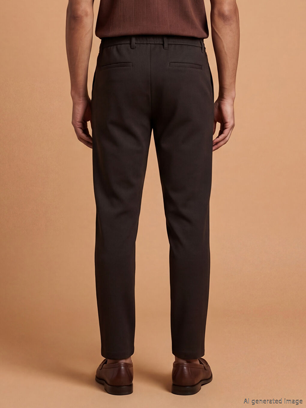 Kahverengi Slim Fit Erkek Pantolon-2