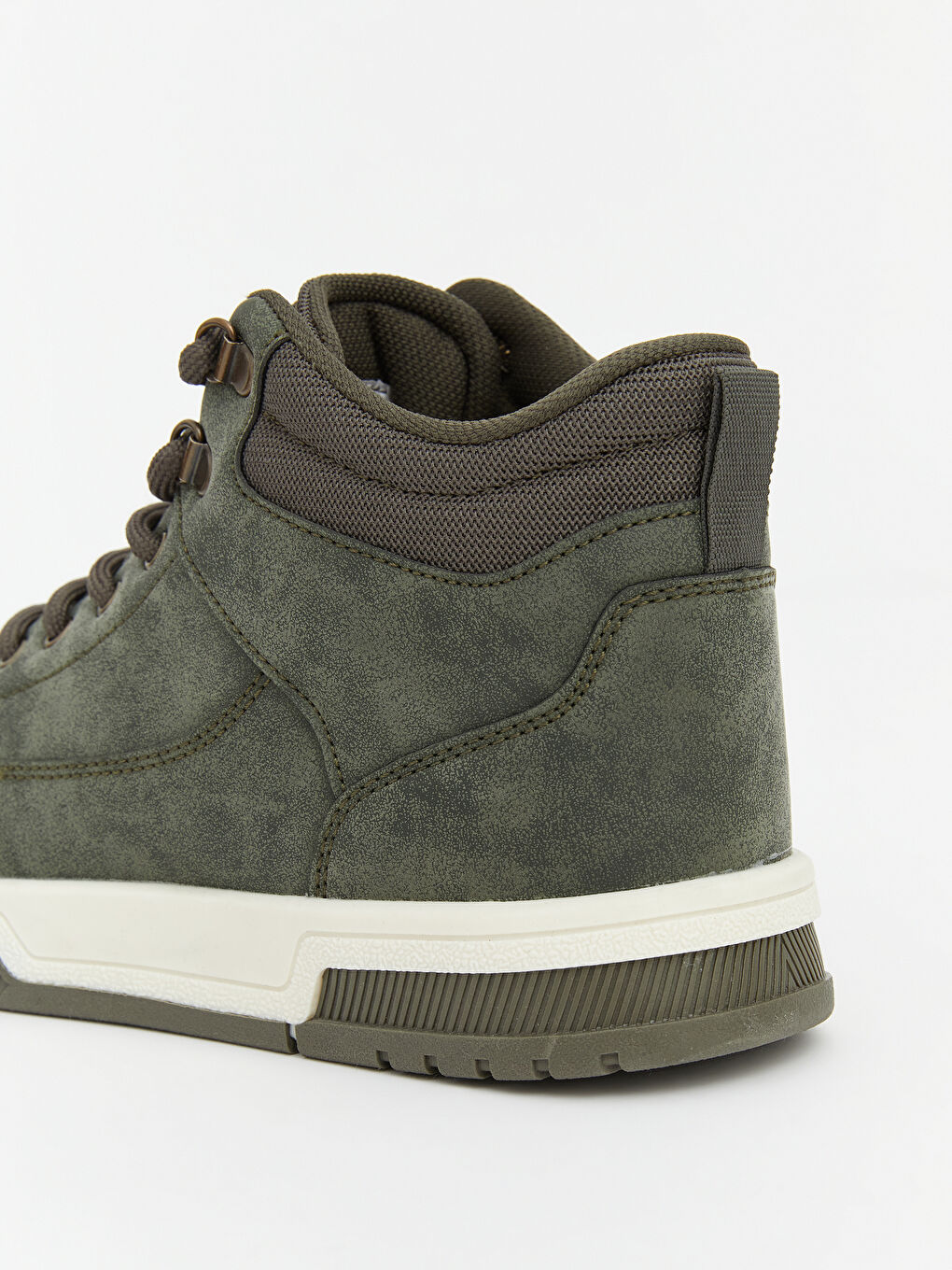 Haki Bağcıklı Bilekli Erkek Çocuk Sneaker-4