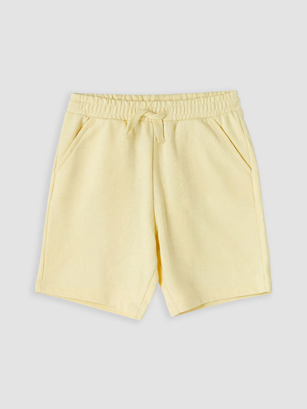 Sarı Yandan Cepli Erkek Çocuk Şort