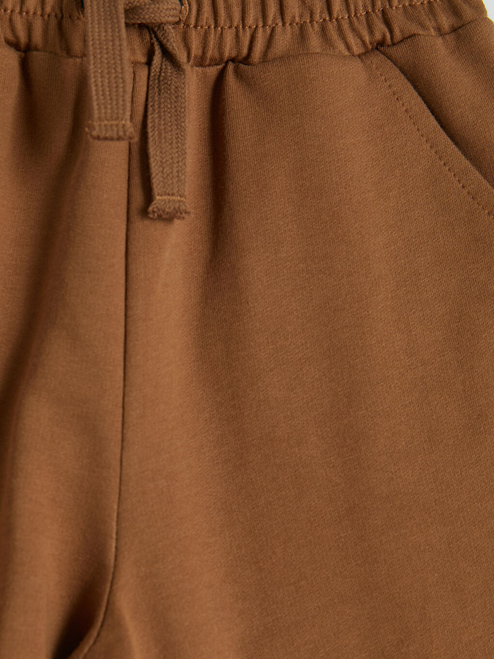 Kahverengi Dinozor Baskılı Erkek Çocuk Tişört ve Şort Takım-6