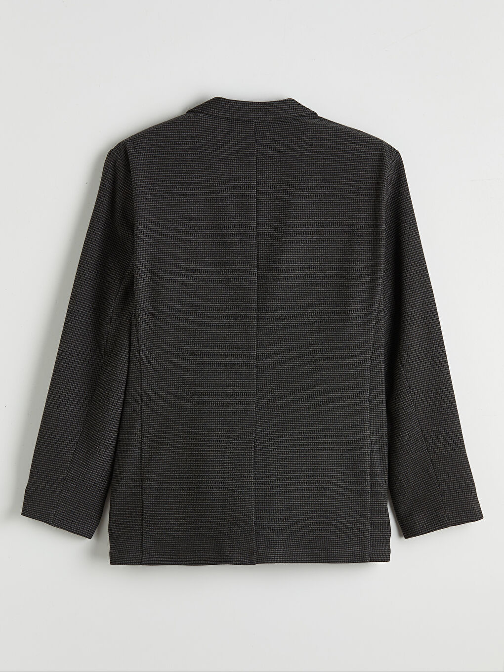 Siyah Standart Kalıp Erkek Blazer Ceket-1