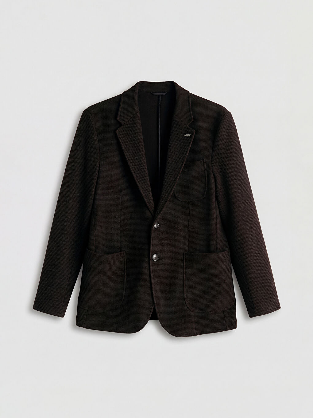 Kahverengi Standart Kalıp Erkek Blazer Ceket