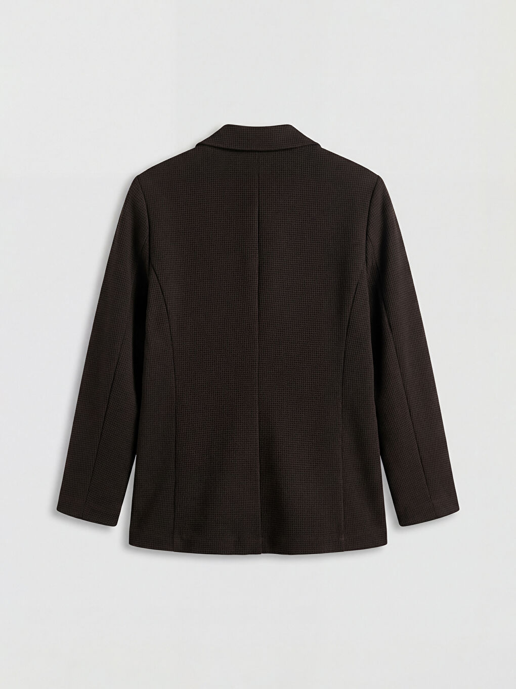 Kahverengi Standart Kalıp Erkek Blazer Ceket-1