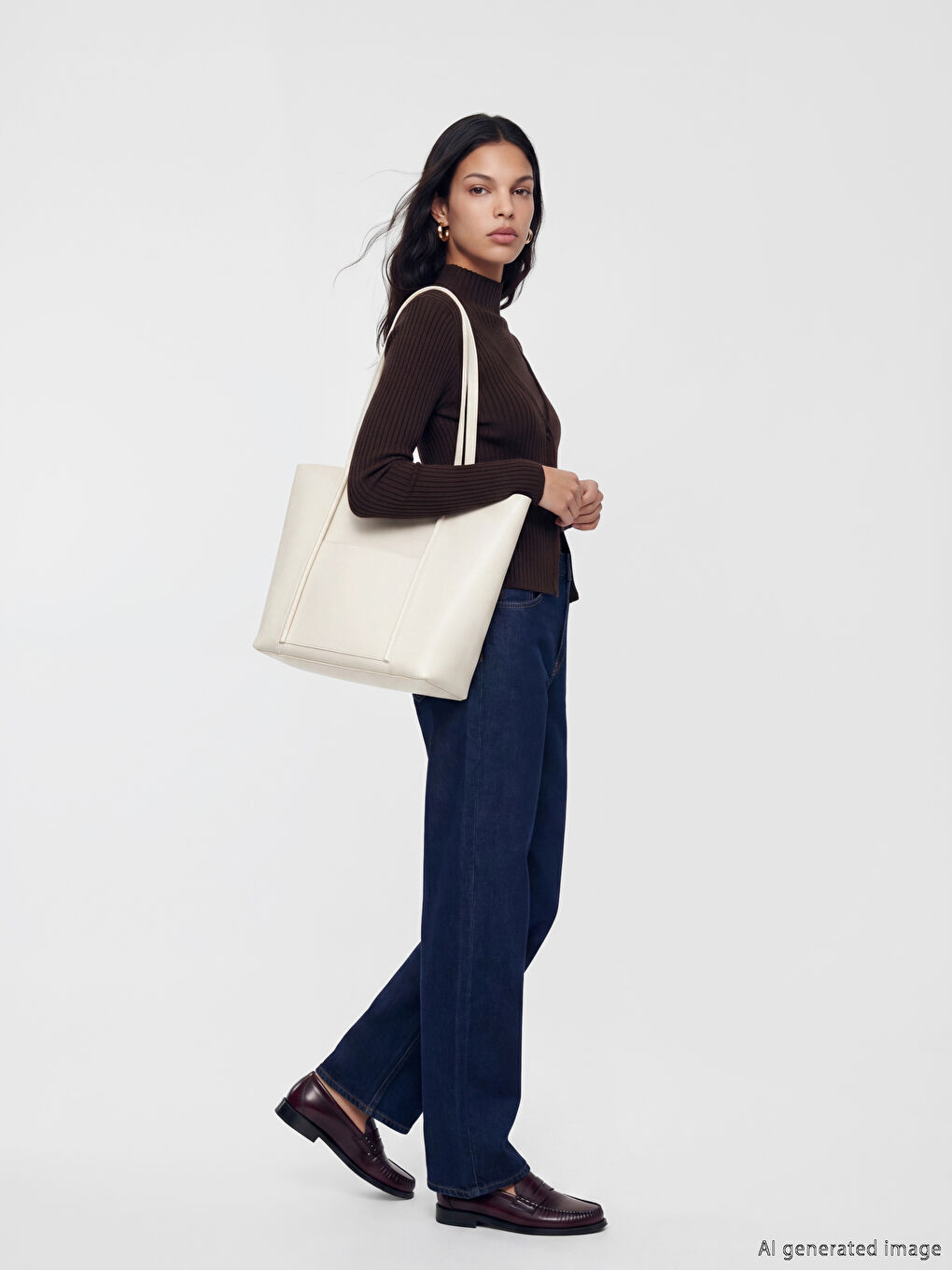 Faux Leather Women's Shoulder Bag and Handbag-1