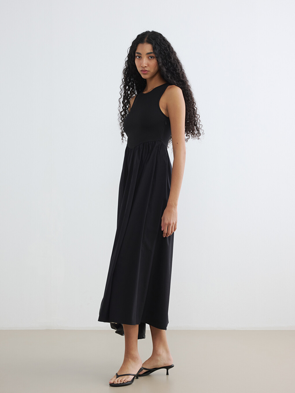 Woman Black Dress-1