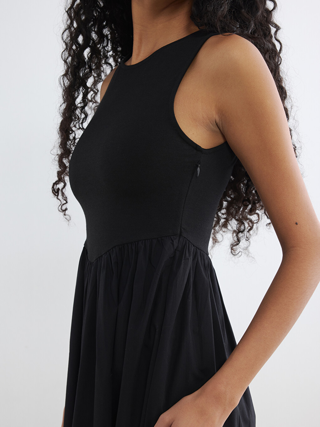 Woman Black Dress-2