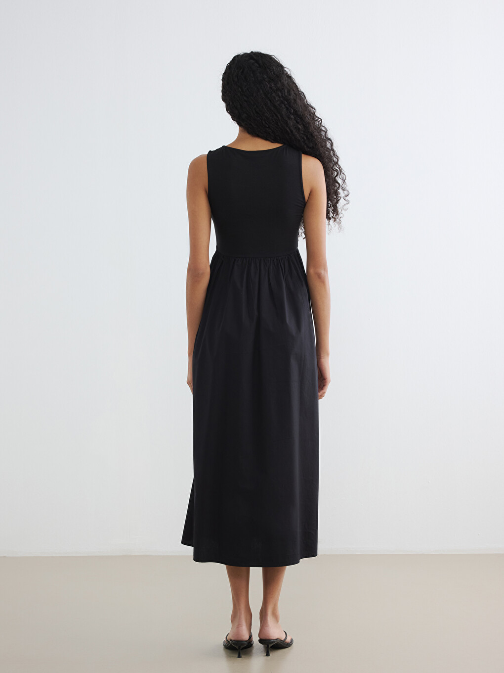 Woman Black Dress-3