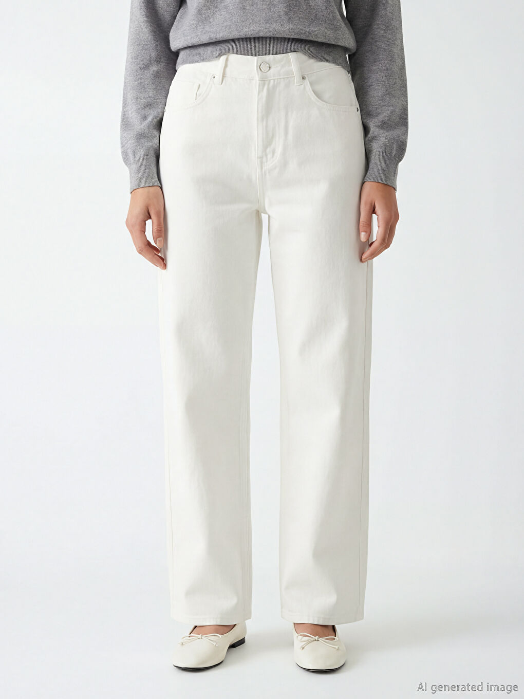 Прямые джинсы для женщин-1