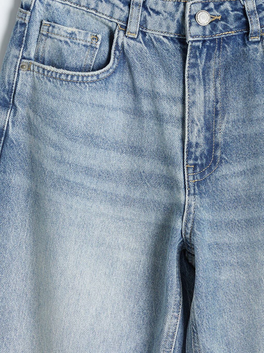 İndigo Straight Fit Kadın Jean Pantolon-2