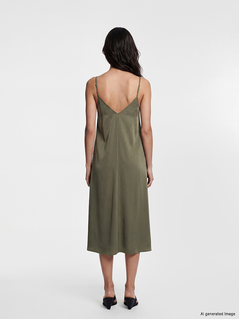 Woman Khaki Dress-2