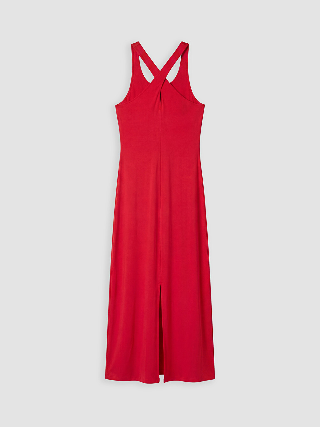 U Neck Cross Strap Bodycon Dress-2