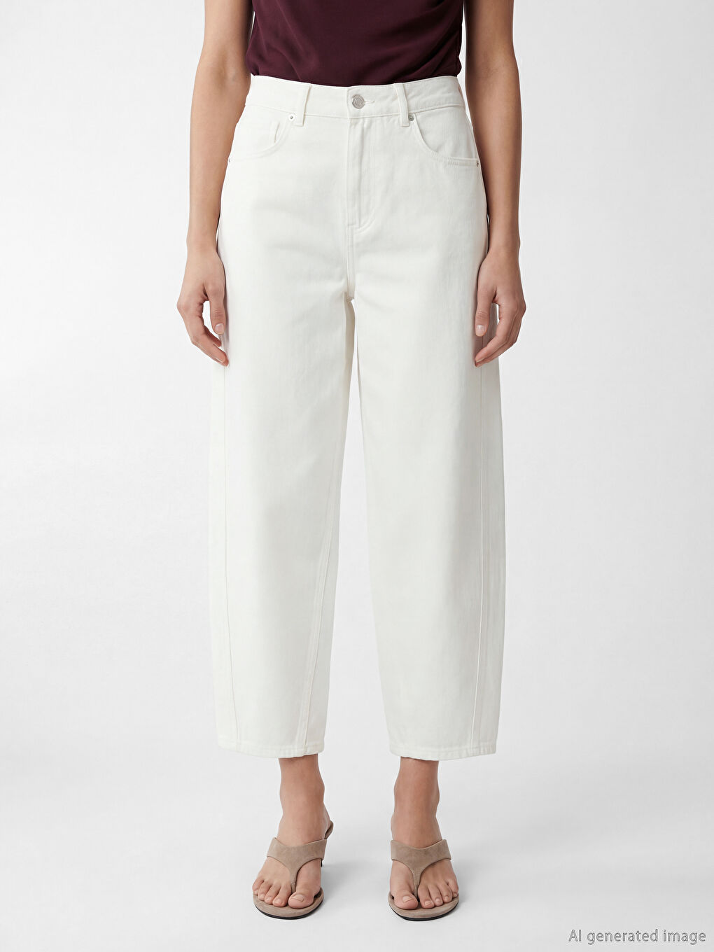 Женские джинсы Barrel Fit-1