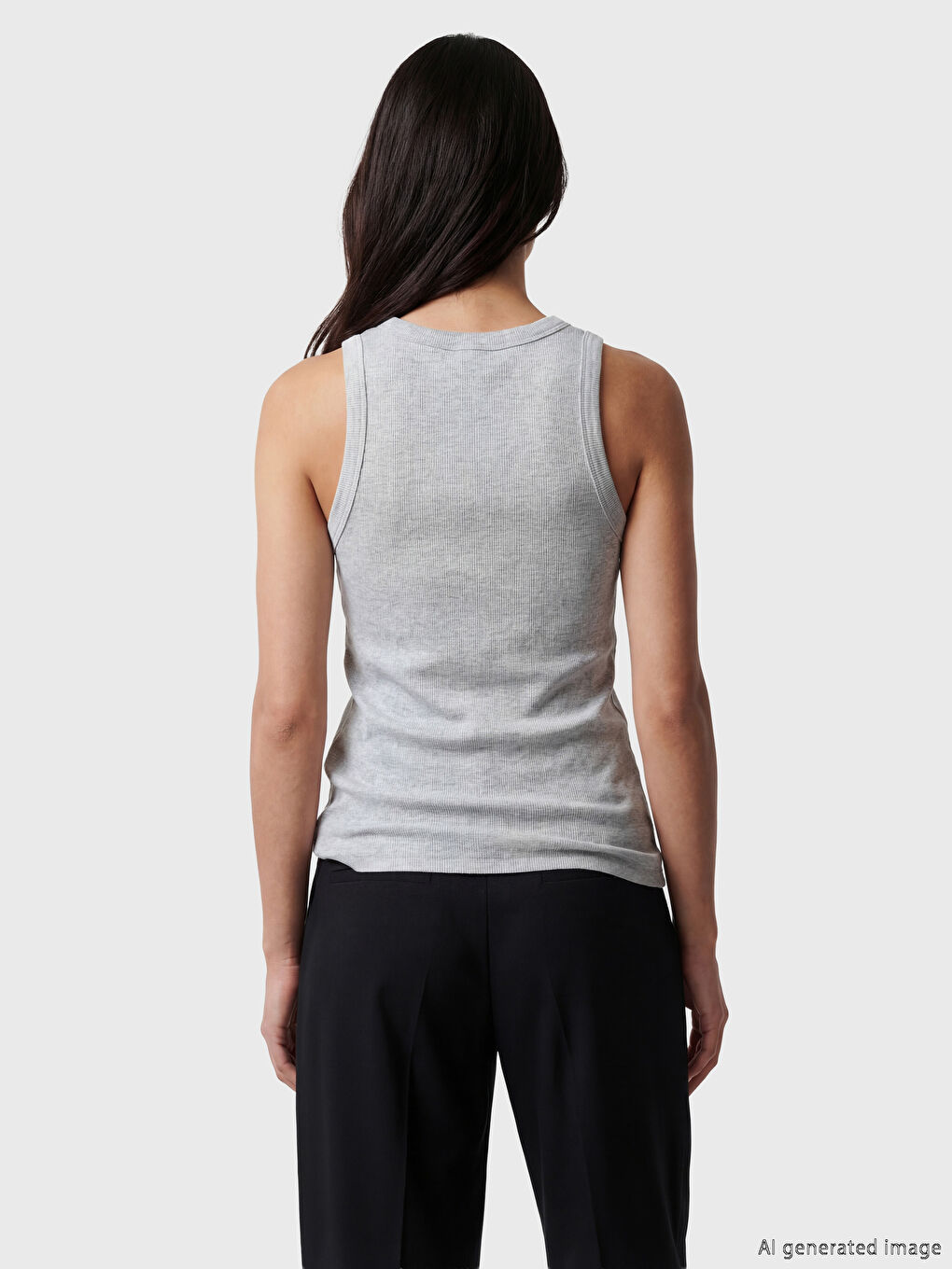 Женская майка с круглым вырезом-1