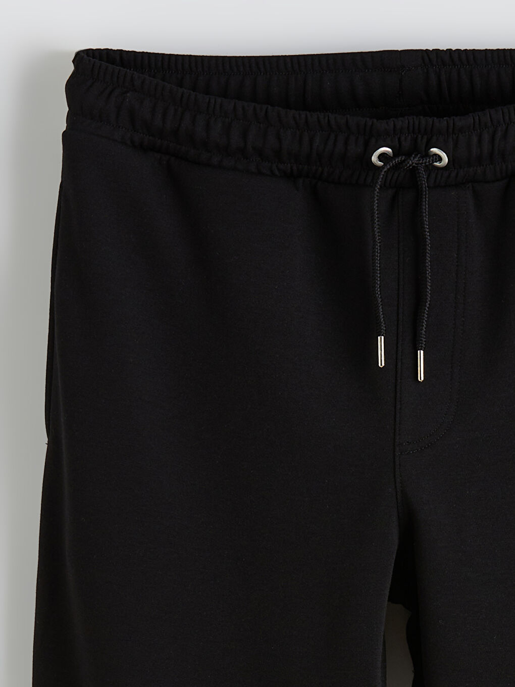 Siyah Standart Kalıp Soft Touch Erkek Eşofman Altı-5