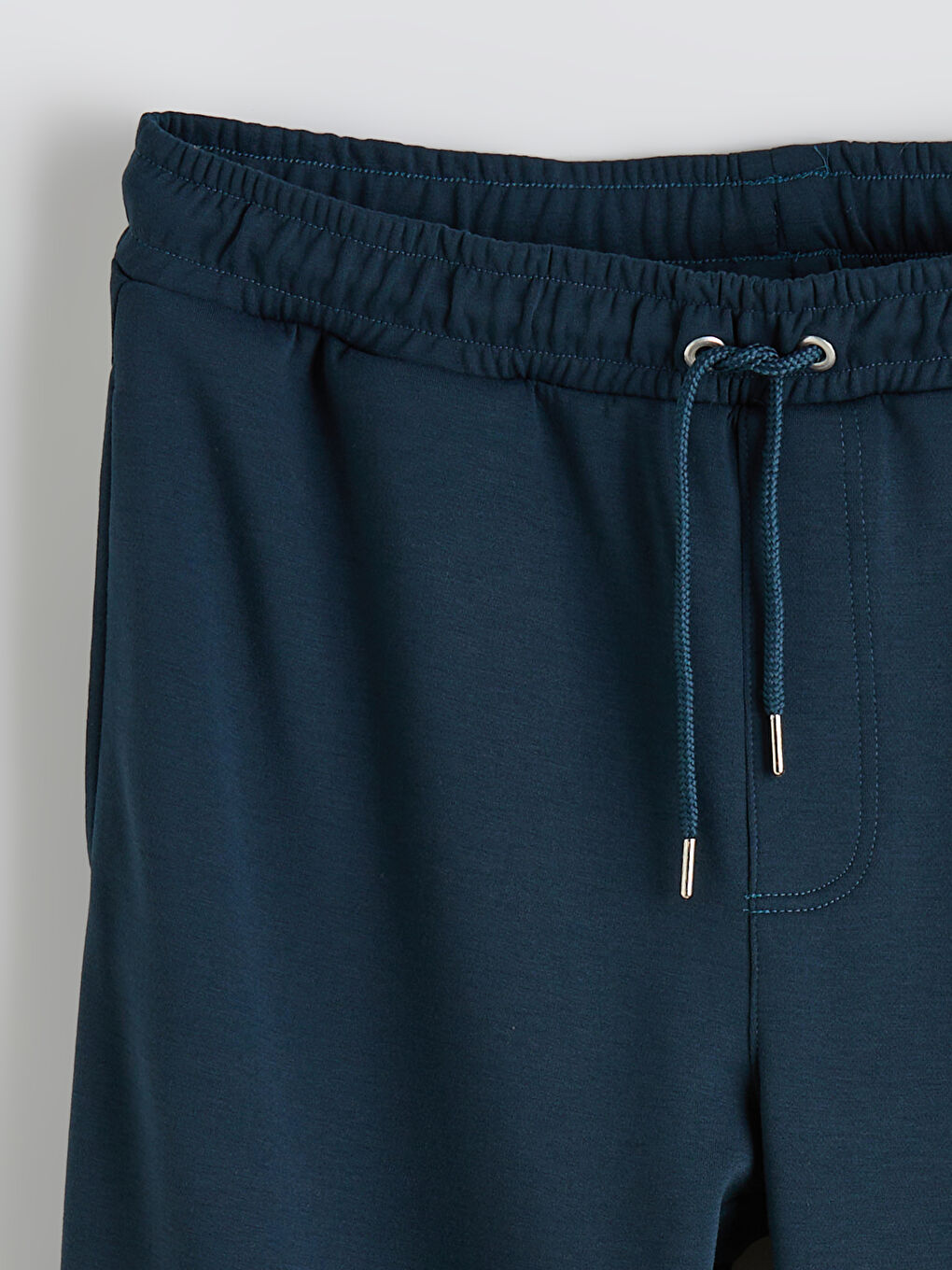 Petrol Standart Kalıp Soft Touch Erkek Eşofman Altı-5