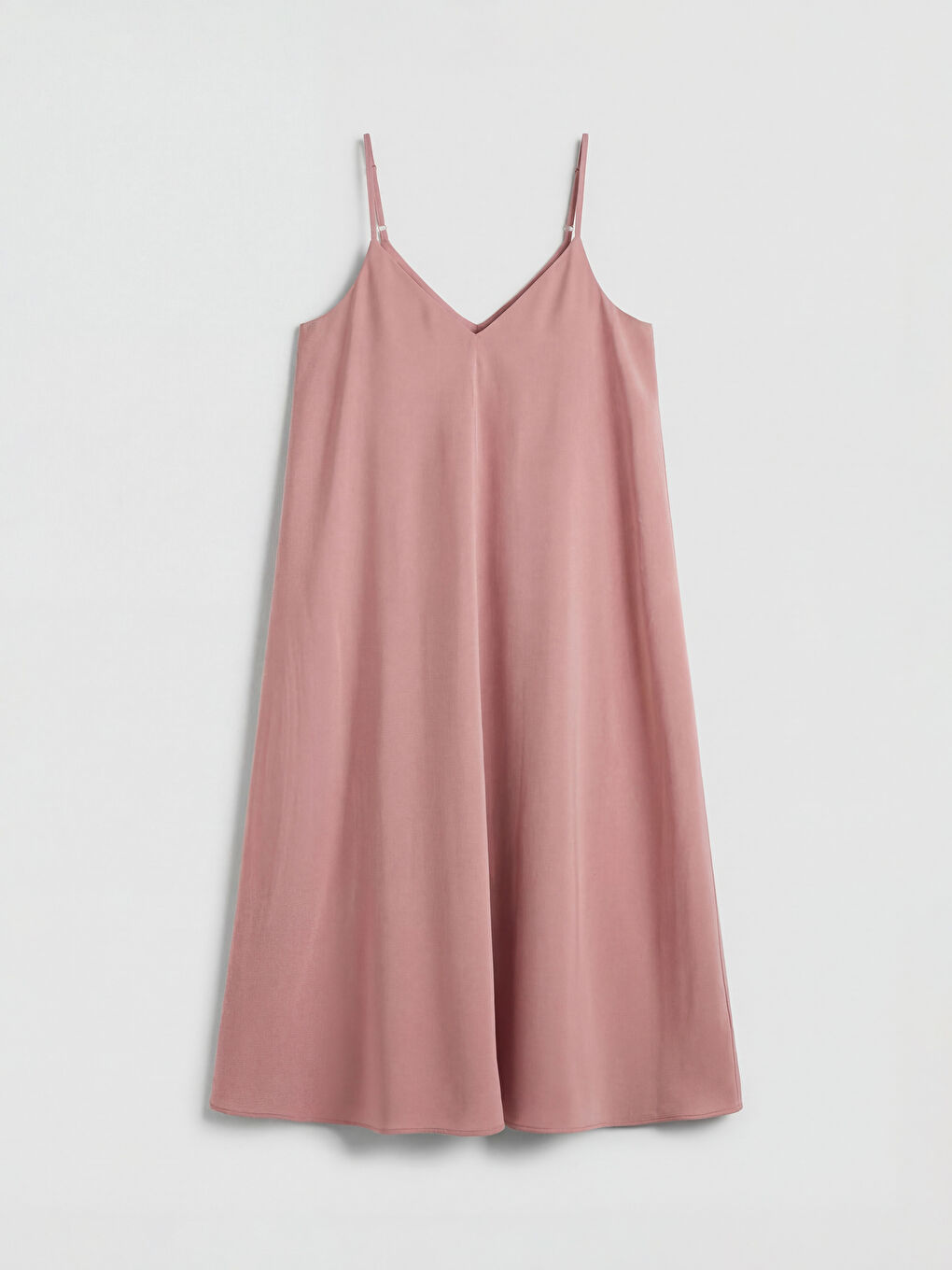 V Neck Strappy A-Line Dress-4