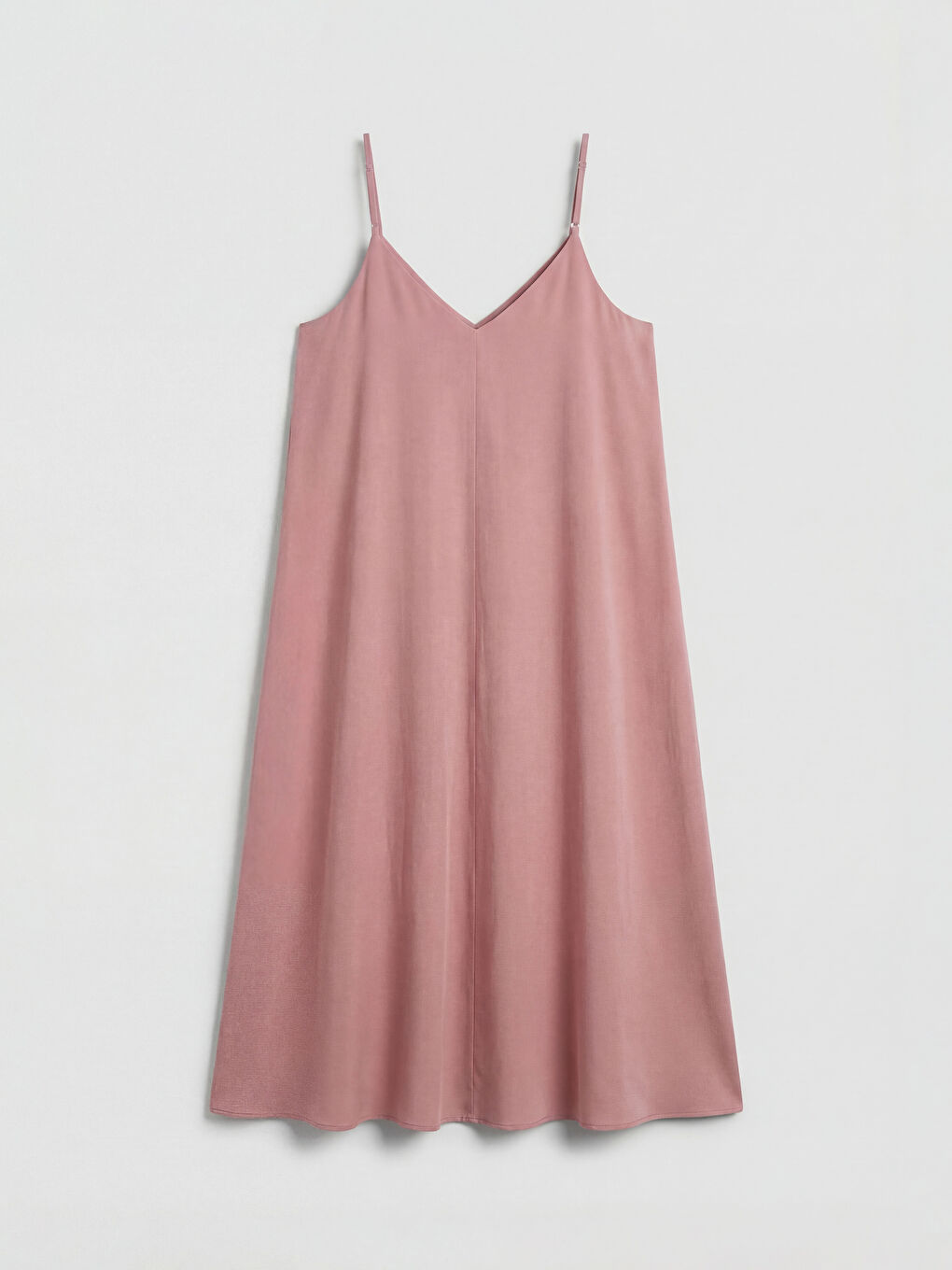 V Neck Strappy A-Line Dress-5