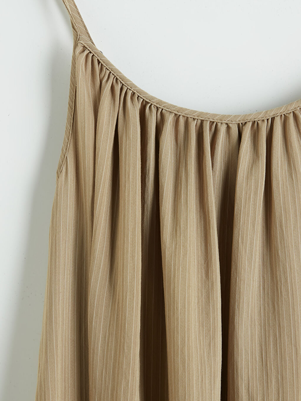 U Neck Strappy A Form Dress-6