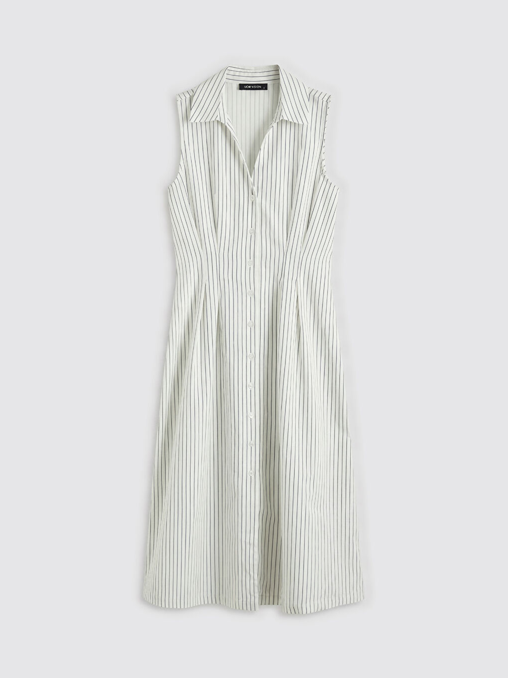 Žena TAMNO PLAVA Haljina košulja-3